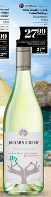 Wino białe półsłodkie Jacob's Creek Twin Pickings australijskie promocja w POLOmarket