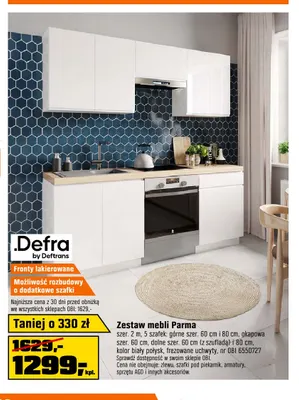 Zestaw mebli Parma Defra promocja w OBI
