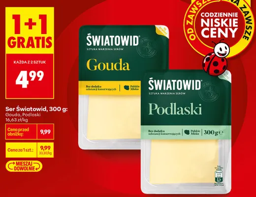 Ser Podlaski Światowid promocja w Biedronka