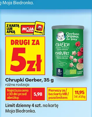 Chrupki Gerber promocja w Biedronka