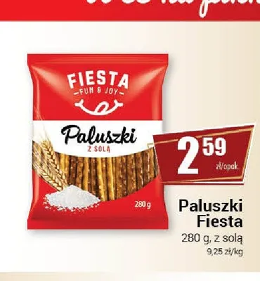 Paluszki Fiesta z solą promocja w Premium Nasz Sklep