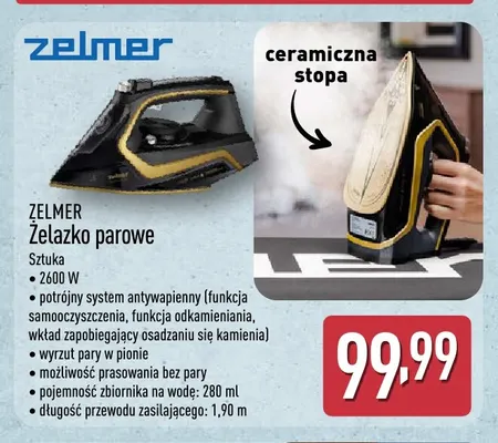 Żelazko parowe Zelmer promocja w Aldi