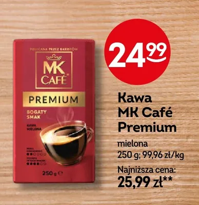 Kawa mielona MK Café Premium promocja w Żabka