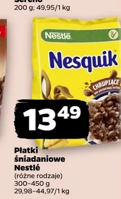 Płatki śniadaniowe Nestlé promocja w Netto