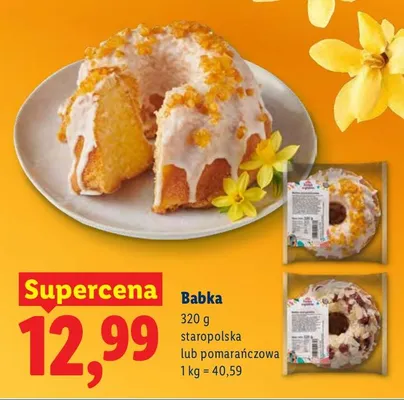 Babka staroruska lub pomarańczowa promocja w Lidl