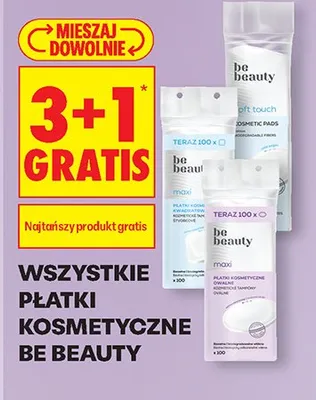 Płatki kosmetyczne Be Beauty promocja w Biedronka