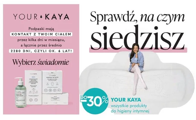Produkty do higieny intymnej Your Kaya promocja w Super-Pharm