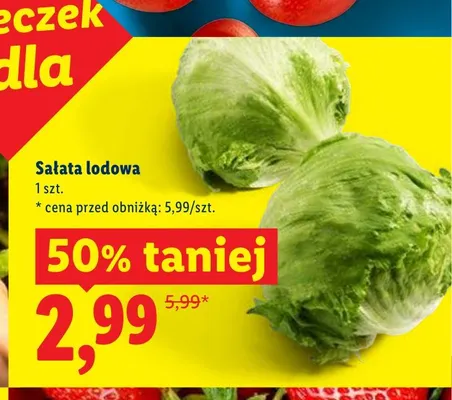 Sałata lodowa promocja w Lidl