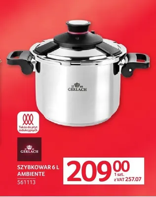 Szybkowar 6l Ambiente promocja w Selgros