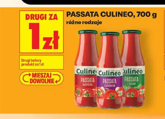 Passata z czosnkiem Culineo promocja w Biedronka