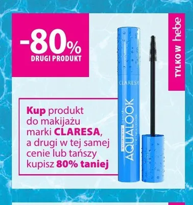 Produkty do makijażu CLARESA promocja w Hebe