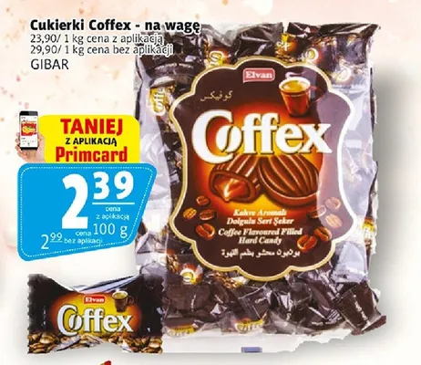 Cukierki Elvan Coffex promocja w Prim Market