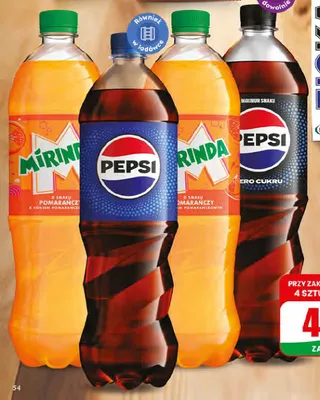 Napój gazowany Mirinda Pomarańczowa promocja w Dino