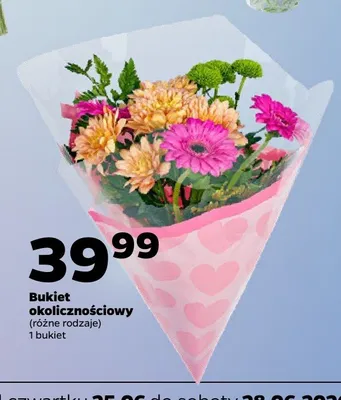 Bukiet okolicznościowy promocja w Netto