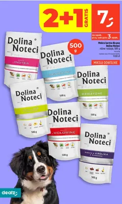 Mokra karma dla psa Dolina Noteci promocja w Dealz