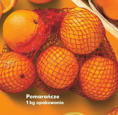 Pomarańcze w opakowaniu promocja w Kaufland