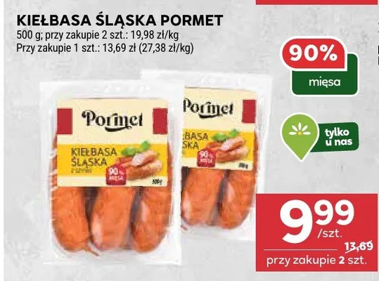 Kiełbasa śląska promocja w Stokrotka