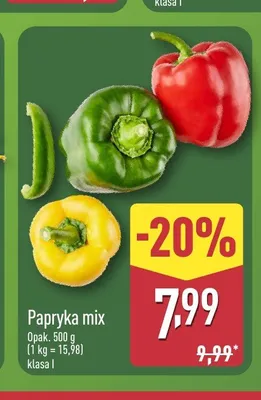 Papryka mix promocja w Aldi