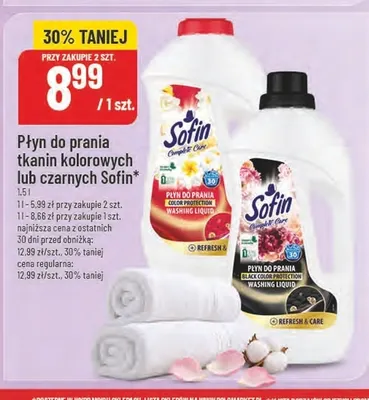 Płyn do prania tkanin czarnych Sofin promocja w POLOmarket