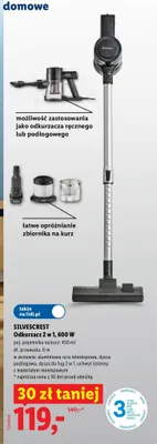 Odkurzacz 2 w 1 Silvercrest promocja w Lidl