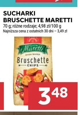 Sucharki Bruschette Maretti promocja w Stokrotka