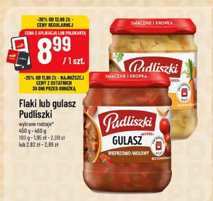 Flaki lub gulasz promocja w POLOmarket