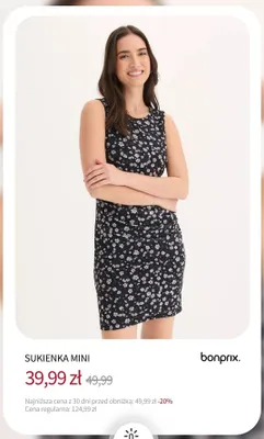 Sukienka mini Bonprix promocja w bonprix