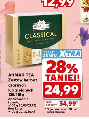 Zestaw herbat Ahmad Tea promocja w Kaufland