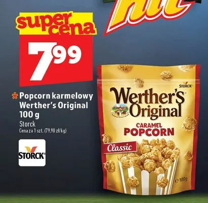 Popcorn karmelowy Werther's Original promocja w TOPAZ