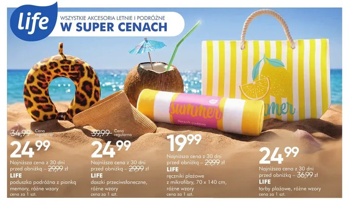 Akcesoria letnie i podróżne promocja w Super-Pharm