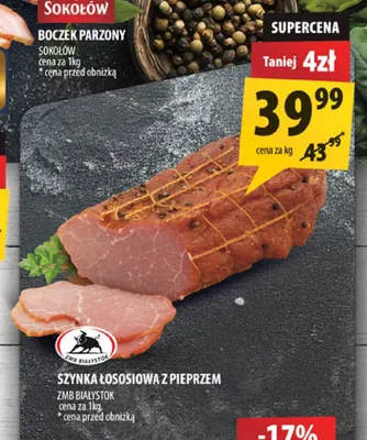 Szynka łososiowa z pieprzem ZMB Białystok promocja w Arhelan