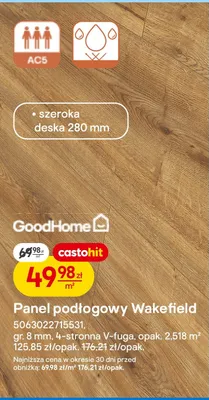 Panel podłogowy Wakefield szeroka deska 280 mm Good Home promocja w Castorama
