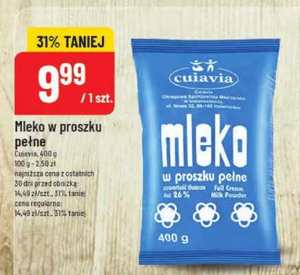 Mleko w proszku pełne promocja w POLOmarket