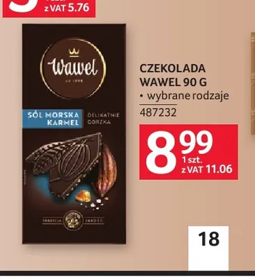 Czekolada Wawel promocja w Selgros