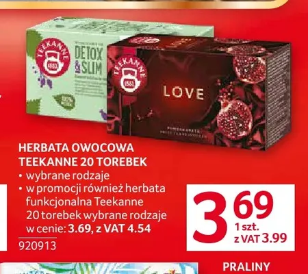 Herbata funkcjonalna Teekanne promocja w Selgros