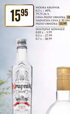 Wódka promocja w Dino