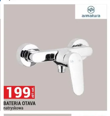 Bateria natryskowa Otava kfa armatura promocja w Merkury Market