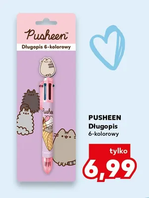 Długopis 6-kolorowy Pusheen promocja w Kaufland