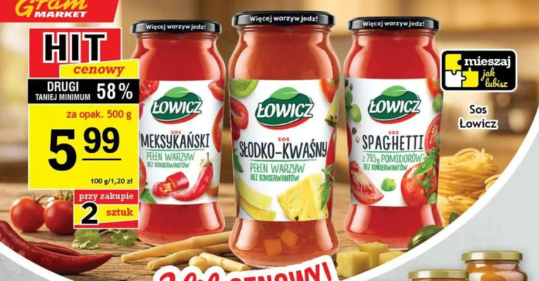 Sos meksykański Łowicz promocja w Gram Market