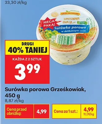Surówka porowa promocja w Biedronka