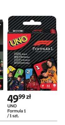 Gra karciana UNO Formula 1 promocja w Empik