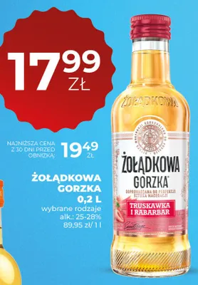 Wódka gorzka promocja w Duży Ben
