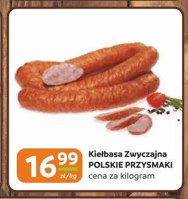 Kiełbasa Zwyczajna Polskie Przysmaki promocja w Gama