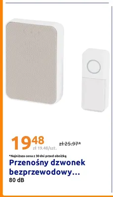 Przenośny dzwonek bezprzewodowy promocja w Action