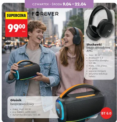 Głośnik bezprzewodowy promocja w Biedronka