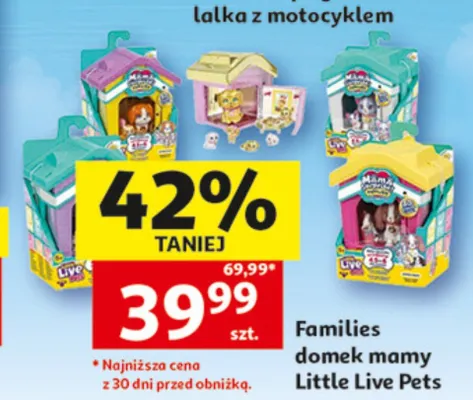 Domek mamy Families Little Live Pets promocja w Auchan