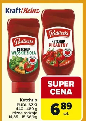 Ketchup włoskie zioła promocja w Carrefour