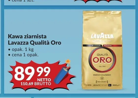 Kawa ziarnista Lavazza Qualità Oro promocja w Makro