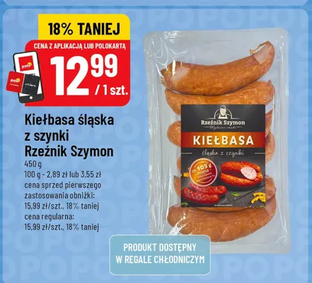 Kiełbasa śląska z szynki extra Olewnik promocja w POLOmarket