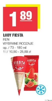 Lody Fiesta Ren promocja w SPAR